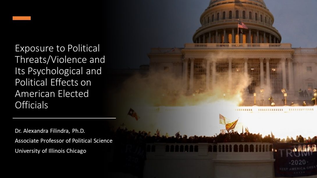 Exposure to Political Threats/Violence and Psychological and Political Effects on American Elected Officials